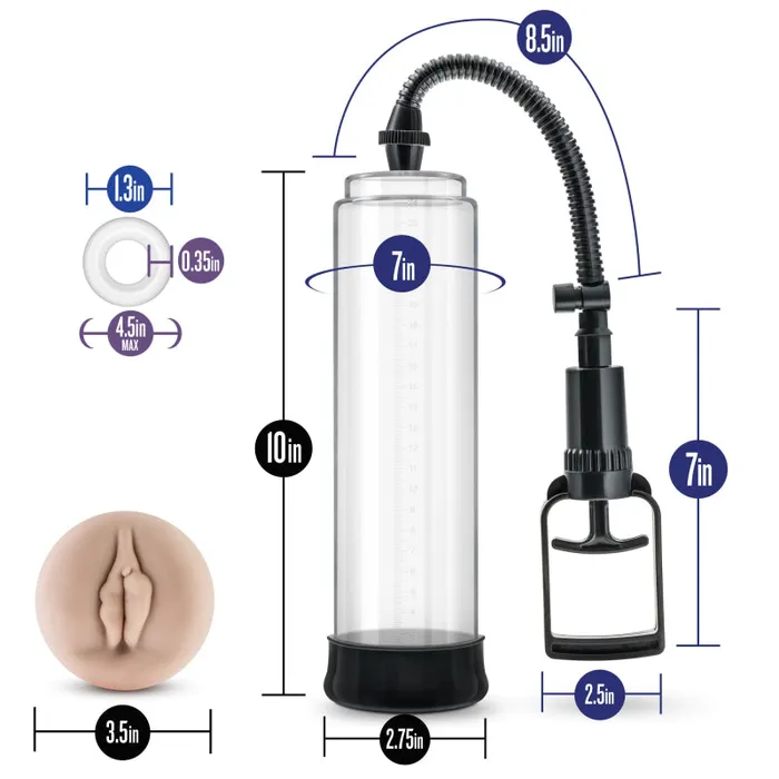 Male Sex Toys | Blush Novelties Performance Vx5 Male Enhancement Pump System - Clear Male Sex Toys | Blush Novelties Performance Vx5 Male Enhancement Pump System - Clear