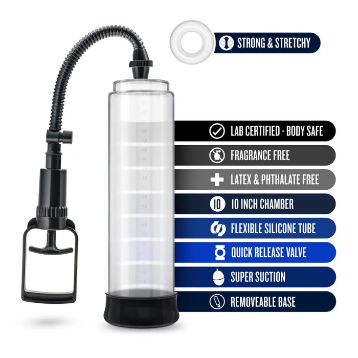 Male Sex Toys | Blush Novelties Performance Vx5 Male Enhancement Pump System - Clear Male Sex Toys | Blush Novelties Performance Vx5 Male Enhancement Pump System - Clear