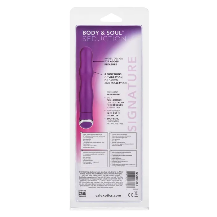 Body and Soul Seduction Purple CalExotics Vibrators