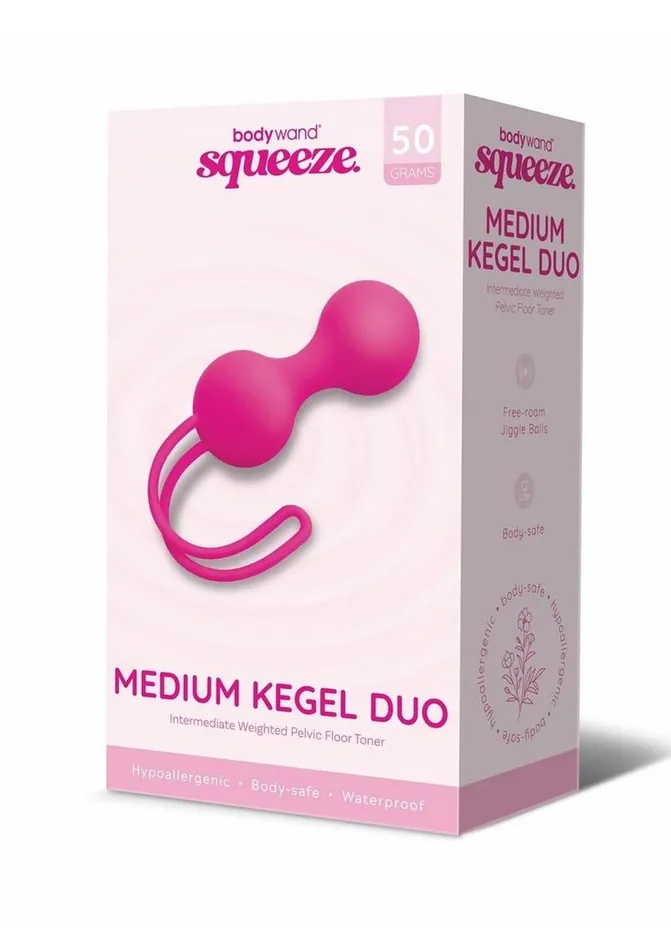 Bodywand Female Sex Toys Bodywand Squeeze Medium Silicone Kegel Duo 50g