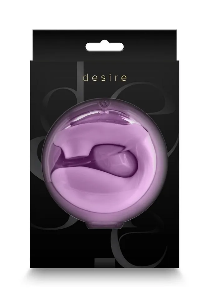 Desire Euphoria Dual End Vibrator with Air Pulse Clitoral Stimulation Desire Female Sex Toys