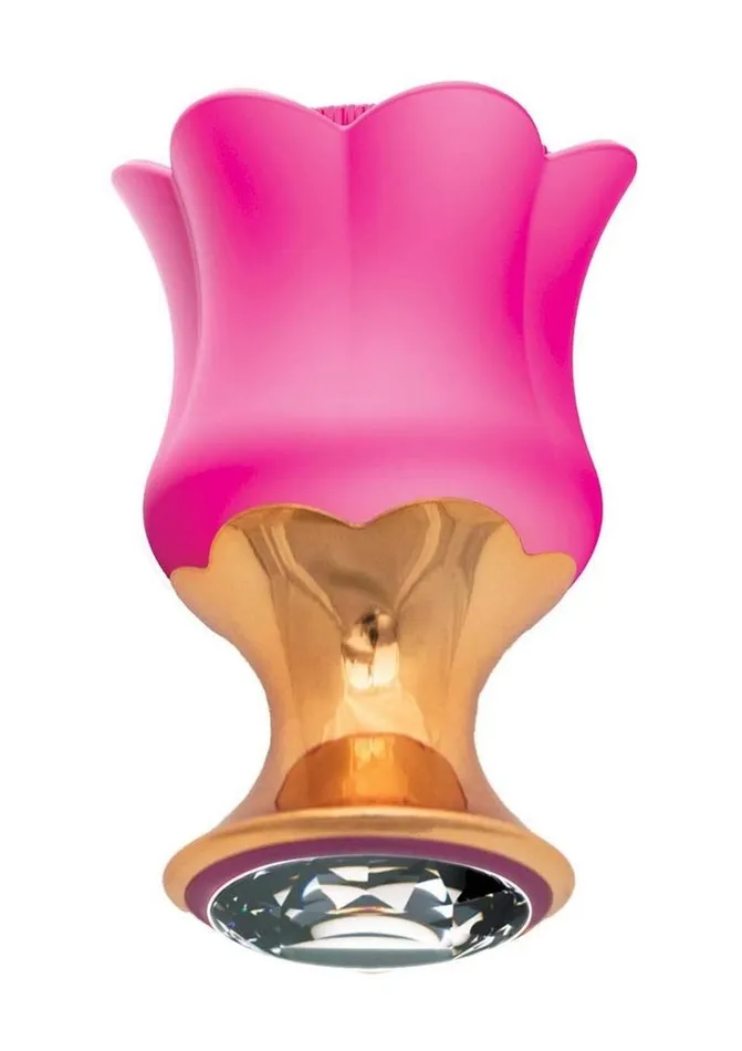 Female Sex Toys Goddess Goddess Diamond Bloom Rechargeable Silicone Massager Fushcia Female Sex Toys Goddess Goddess Diamond Bloom Rechargeable Silicone Massager Fushcia