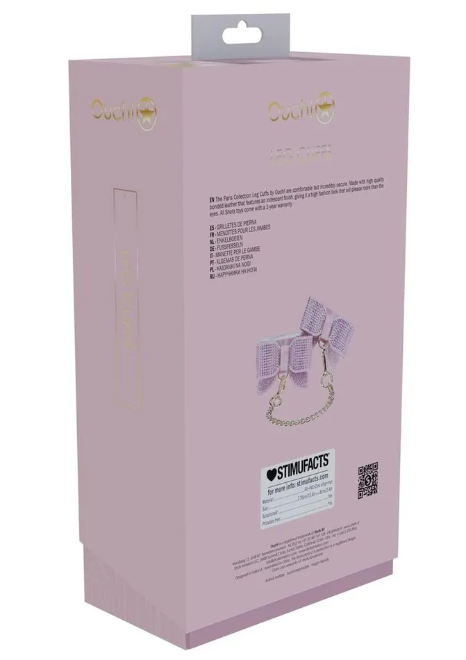 Ouch Couples Ouch Paris Collection Leg Cuffs