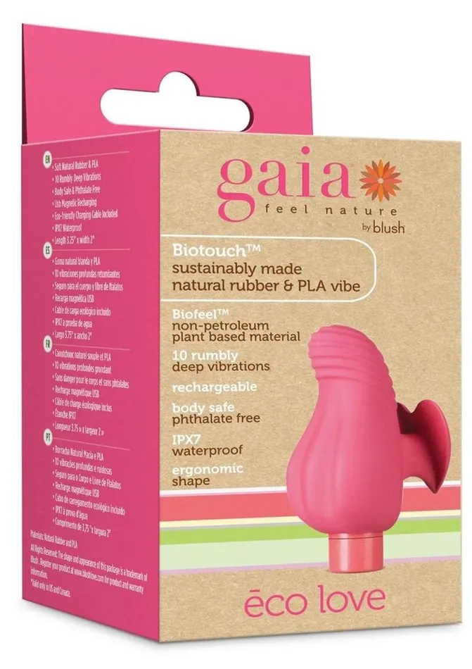 Vibrators Gaia Gaia Eco Love Rechargeable Plant Based Vibrator