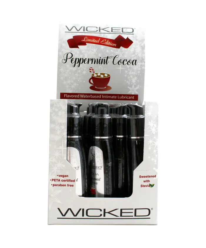 Sale Female Sex Toys Aqua Peppermint Cocoa Flavored Water Based Intimate Lubricant 2 Fl Oz 12 Piece Display Sale Female Sex Toys Aqua Peppermint Cocoa Flavored Water Based Intimate Lubricant 2 Fl Oz 12 Piece Display