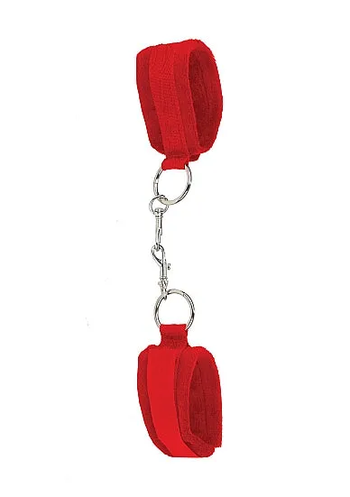SHOTS AMERICA Velcro Cuffs Red Restraints