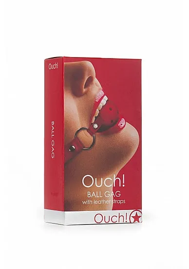 SHOTS AMERICA Vibrators Ball Gag Red