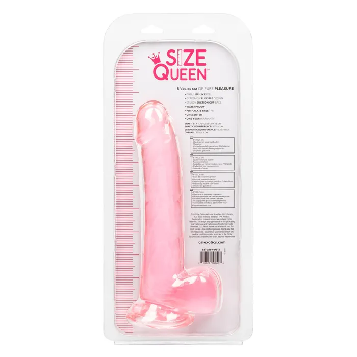 Anal CalExotics Size Queen 8 Inch Pink Anal CalExotics Size Queen 8 Inch Pink