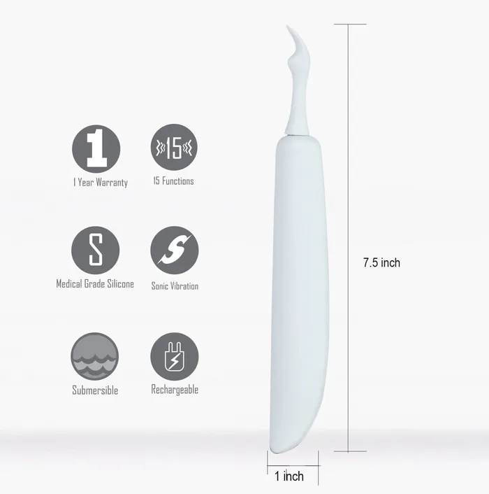 Oceana 15Function Sonic USB Rechargeable Vibrator Maia Toys Female Sex Toys Oceana 15Function Sonic USB Rechargeable Vibrator Maia Toys Female Sex Toys