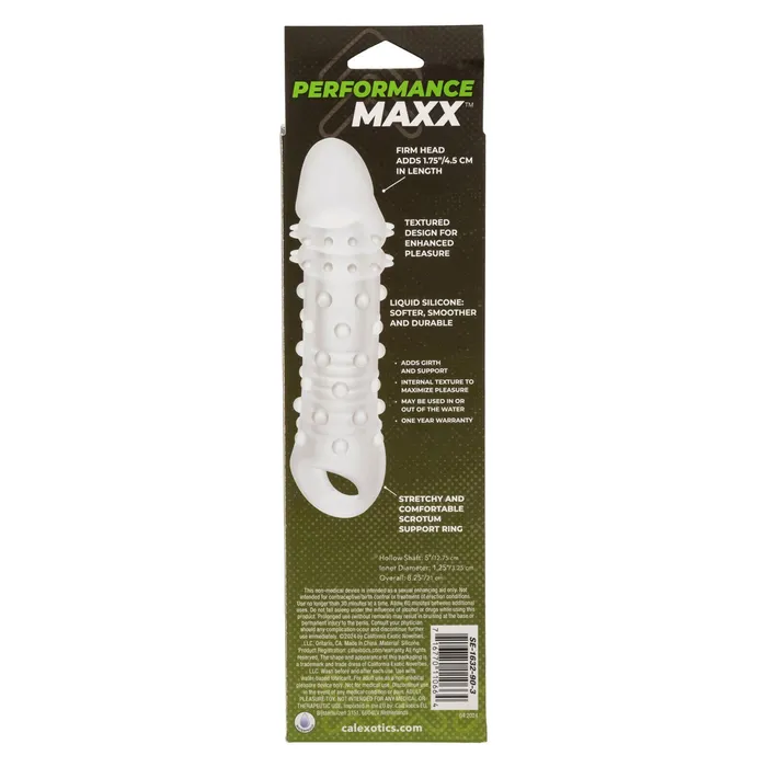 Performance Maxx Liquid Silicone Adonis Clear CalExotics Female Sex Toys
