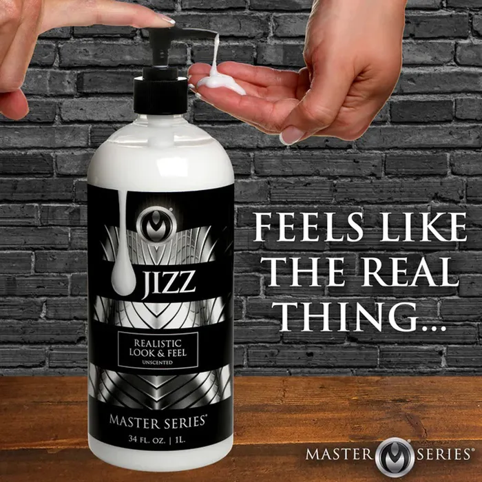 Vibrators XR Brands Jizz Unscented WaterBased Lube 34oz