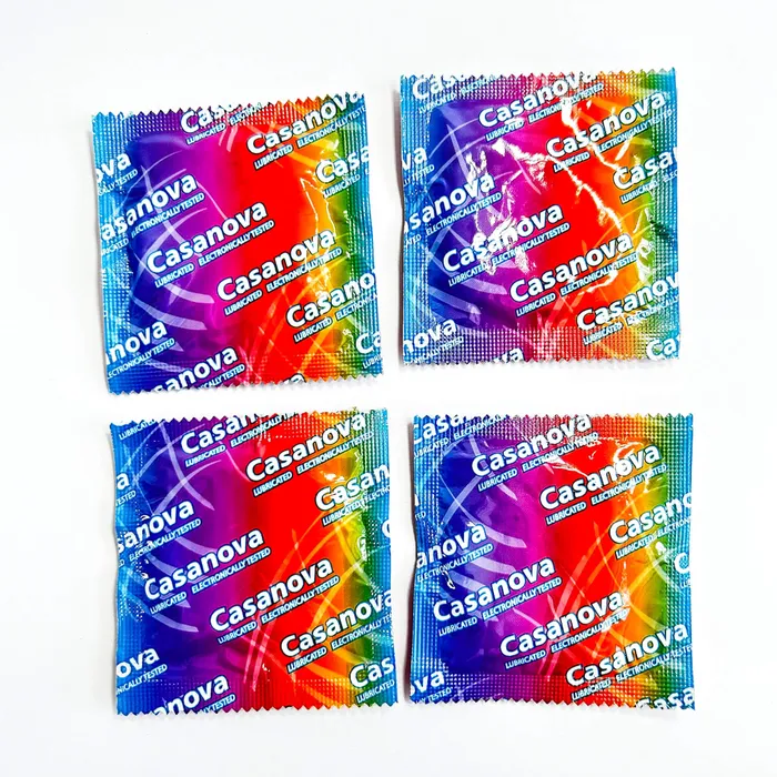 Eccentric Playroom Essentials Vibrators Casanova Premium Dotted Condoms 4s Strawberry