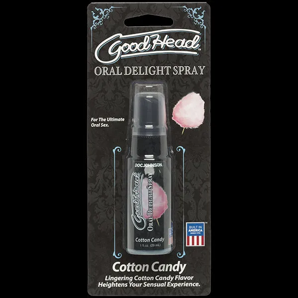 Dildos Doc Johnson Novelties Goodhead Oral Delight Spray Cotton Candy 1 Oz