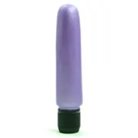 Golden Triangle Pearl Shine 5in Smooth Lavender Vibrators