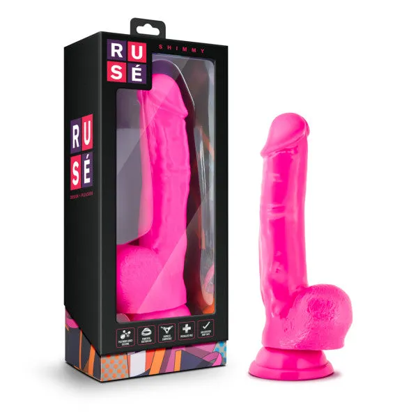 Vibrators Blush Novelties Ruse Shimmy Hot Pink