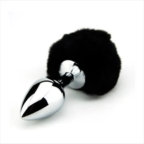 Furry Fantasy Anal Furry Fantasy Black Bunny Tail Butt Plug Furry Fantasy Anal Furry Fantasy Black Bunny Tail Butt Plug
