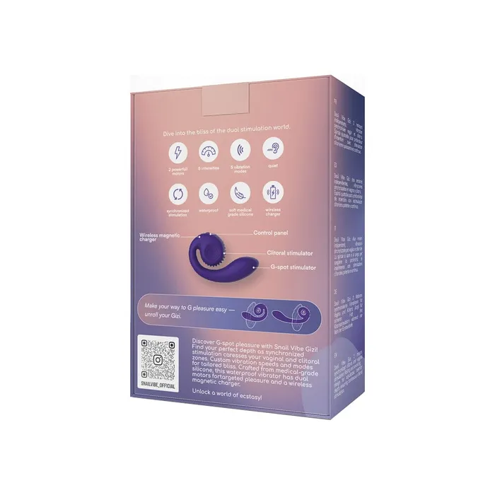 Vibrators SVibe Snail Vibe Gizi Dual Vibrator